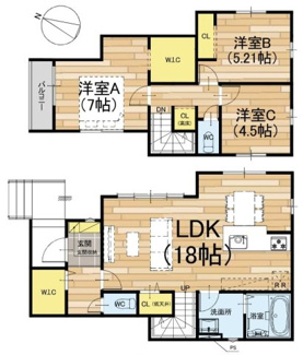 【間取り】 | 上賀茂本山1期11号地