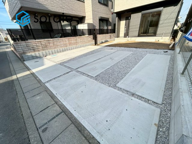 入間市下藤沢23期　全2棟1号棟　の駐車場|2月5日撮影
