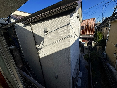 ともえ荘のバルコニー