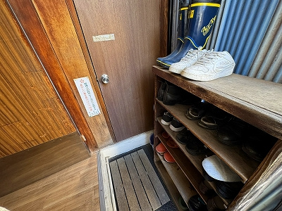 ともえ荘のバルコニー