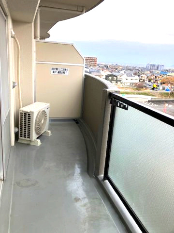 レークパレス大津堅田6階のバルコニー