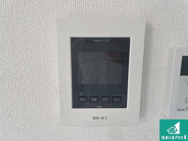 ★現地見学可能！★大津市坂本　新築一戸建ての防犯設備|カラーモニターインターホン！声だけでなく来訪者の姿や顔がモニターで確認できるので、小さなお子様がいらっしゃるご家庭でも安心できます！