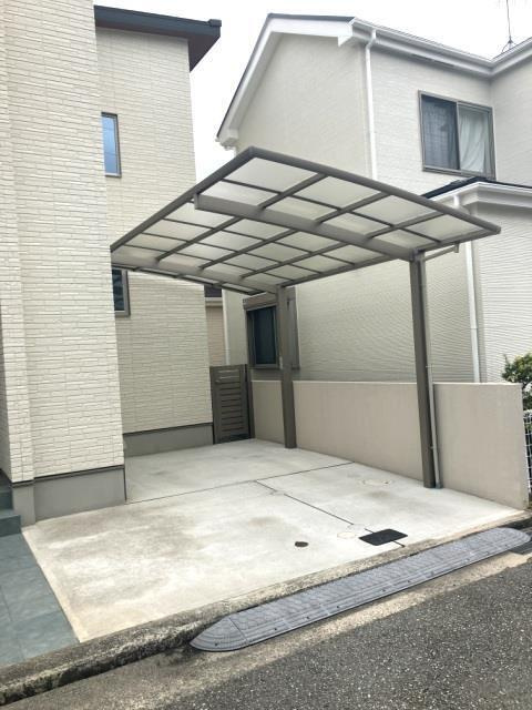 三笠町定期借家戸建の駐車場