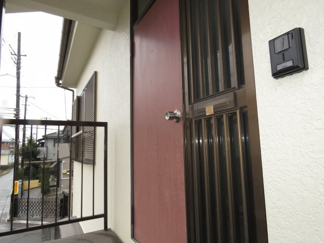 コーポ倉島の玄関