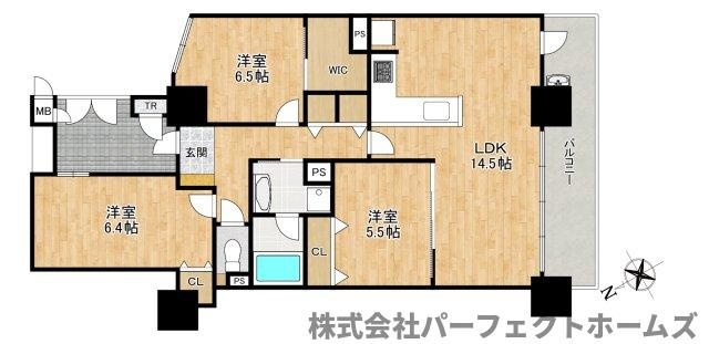 ロイヤルメドゥ香里園タワーの間取り
