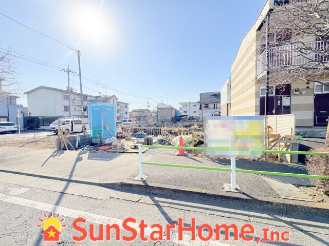 【サンスターホーム】福生市加美平1丁目　オール電化新築戸建の外観