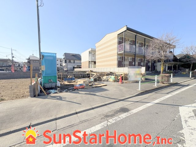 【サンスターホーム】福生市加美平1丁目　オール電化新築戸建の外観