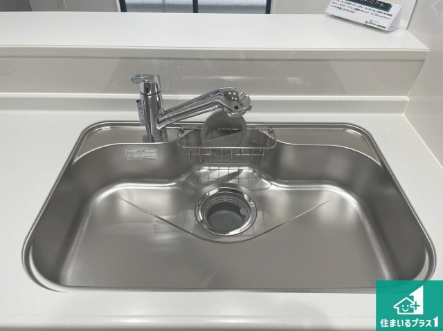 ★現地見学可能！★大津市坂本　新築一戸建ての設備|広々としたシンクで食器洗いも楽々！
