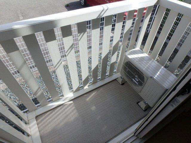 コーポ森のバルコニー