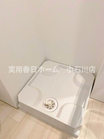 室内洗濯機置場です。