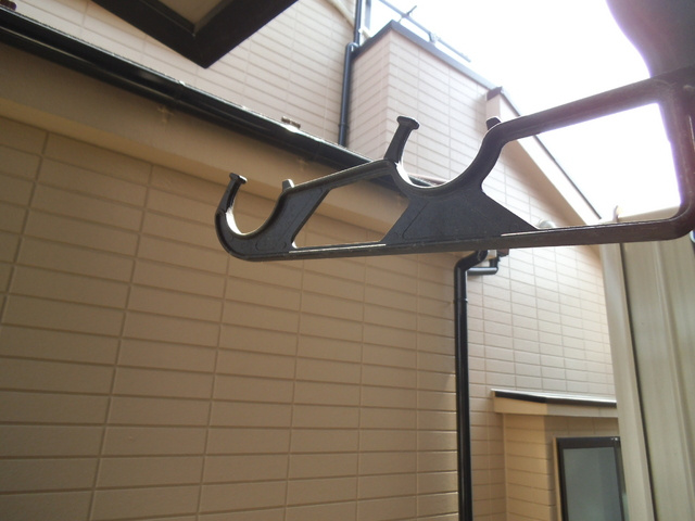 アクアフォレースのその他|物干し竿が掛けれます！