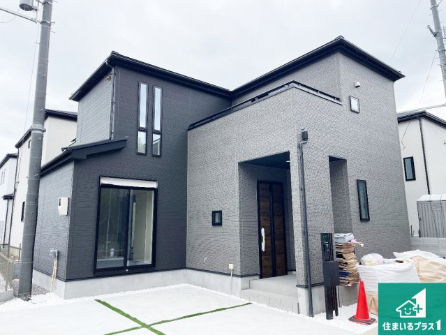 ★現地見学可能！★大津市坂本　新築一戸建ての外観|現在の進捗状況です！順調に作業進行中、完成が待ち遠しいです！詳細の間取り等、お気軽にお問い合わせください！