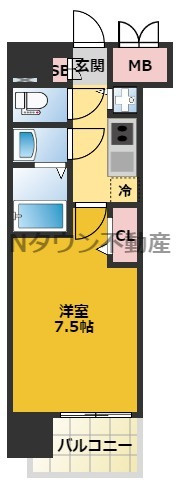 【間取り】 | プレサンス大須観音 | 間取りです。