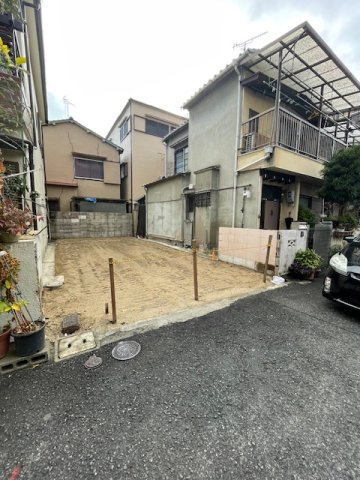寝屋川市寿町　売り土地の前面道路含む現地写真|前面道路含む現地写真です