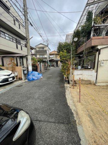 寝屋川市寿町　売り土地の前面道路含む現地写真|前面道路含む現地写真です