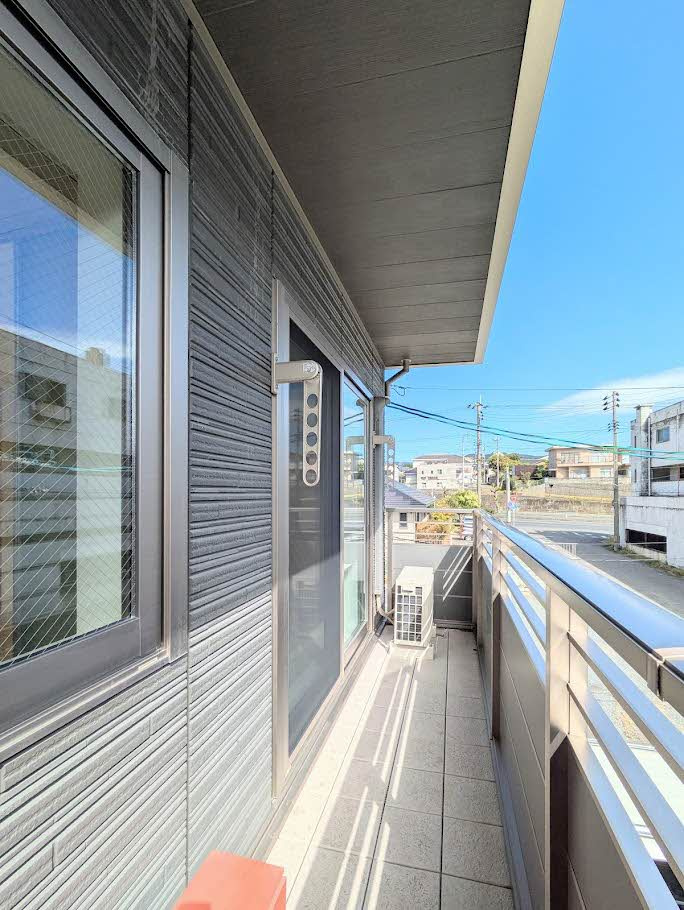 グランデ松保町のバルコニー