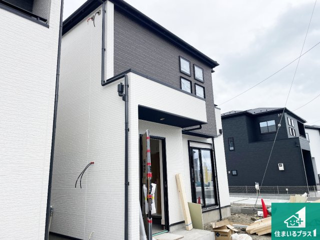 大津市坂本　新築一戸建ての外観|現在建築中！落ち着いた街並みで新生活を始めることが出来そう！周辺の物件も併せてご紹介させて頂きます！