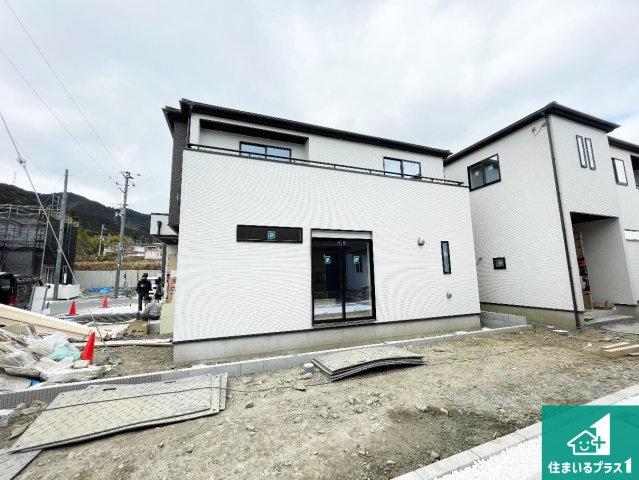 大津市坂本　新築一戸建ての外観|現在建築中！落ち着いた街並みで新生活を始めることが出来そう！周辺の物件も併せてご紹介させて頂きます！