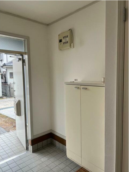 田寺メゾネットの玄関