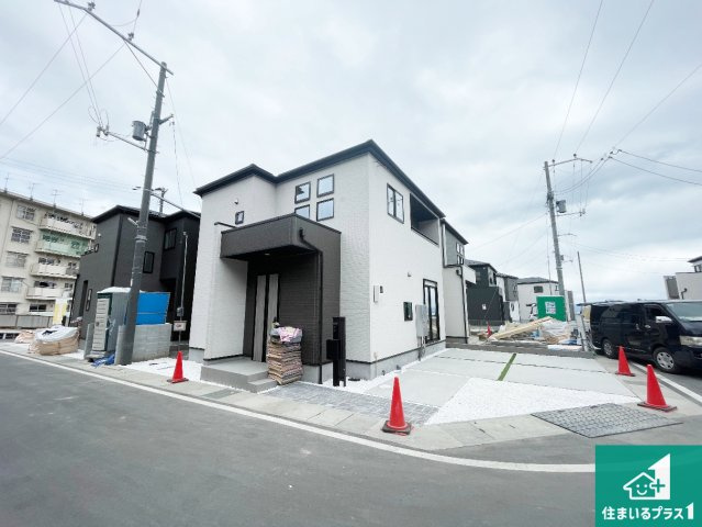 大津市坂本　新築一戸建ての外観|現在建築中！落ち着いた街並みで新生活を始めることが出来そう！周辺の物件も併せてご紹介させて頂きます！