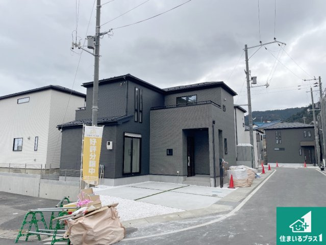 大津市坂本　新築一戸建ての外観|現在の進捗状況です！順調に作業進行中、完成が待ち遠しいです！詳細の間取り等、お気軽にお問い合わせください！