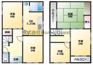 【間取り】 | 玉手町戸建
