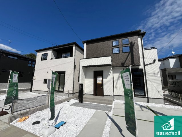 大津市坂本　新築一戸建ての外観|現在建築中！落ち着いた街並みで新生活を始めることが出来そう！周辺の物件も併せてご紹介させて頂きます！