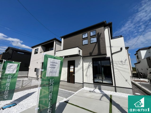 大津市坂本　新築一戸建ての外観|現在建築中！落ち着いた街並みで新生活を始めることが出来そう！周辺の物件も併せてご紹介させて頂きます！