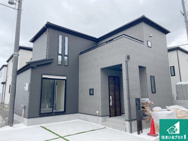 大津市坂本　新築一戸建ての外観|現在建築中！落ち着いた街並みで新生活を始めることが出来そう！周辺の物件も併せてご紹介させて頂きます！