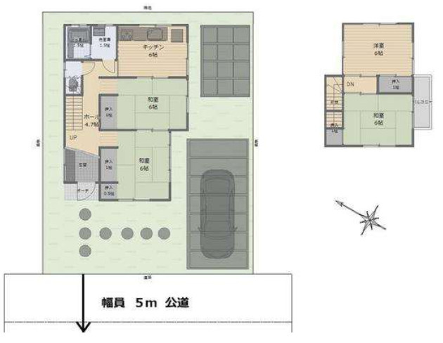 日高市高萩東1丁目　中古戸建の間取り