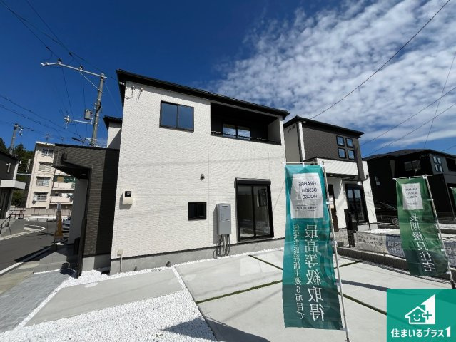 大津市坂本　新築一戸建ての外観|現在の進捗状況です！順調に作業進行中、完成が待ち遠しいです！詳細の間取り等、お気軽にお問い合わせください！