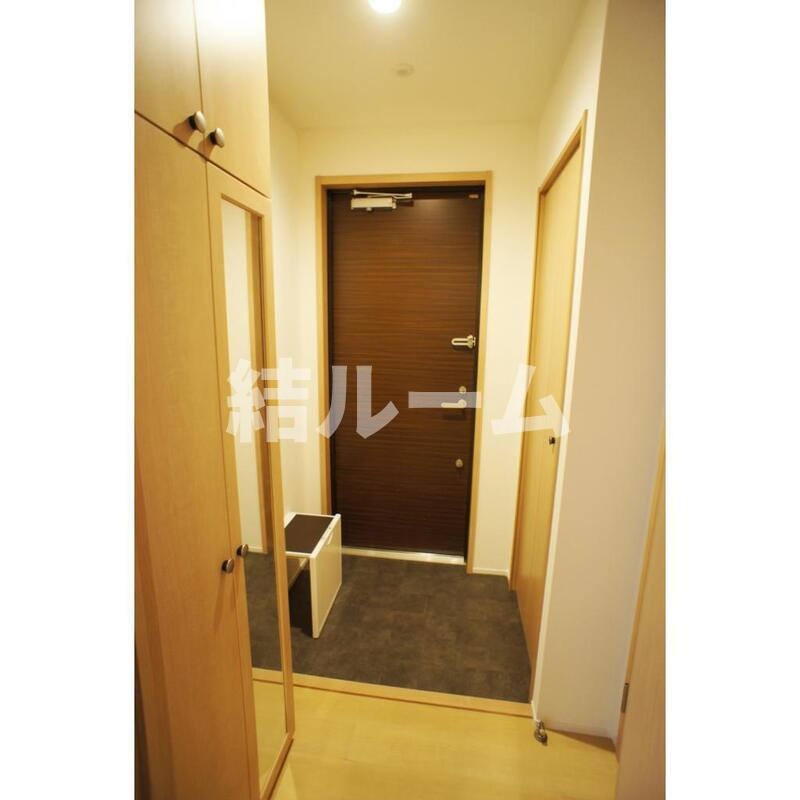 板橋区常盤台４丁目のアパートの玄関