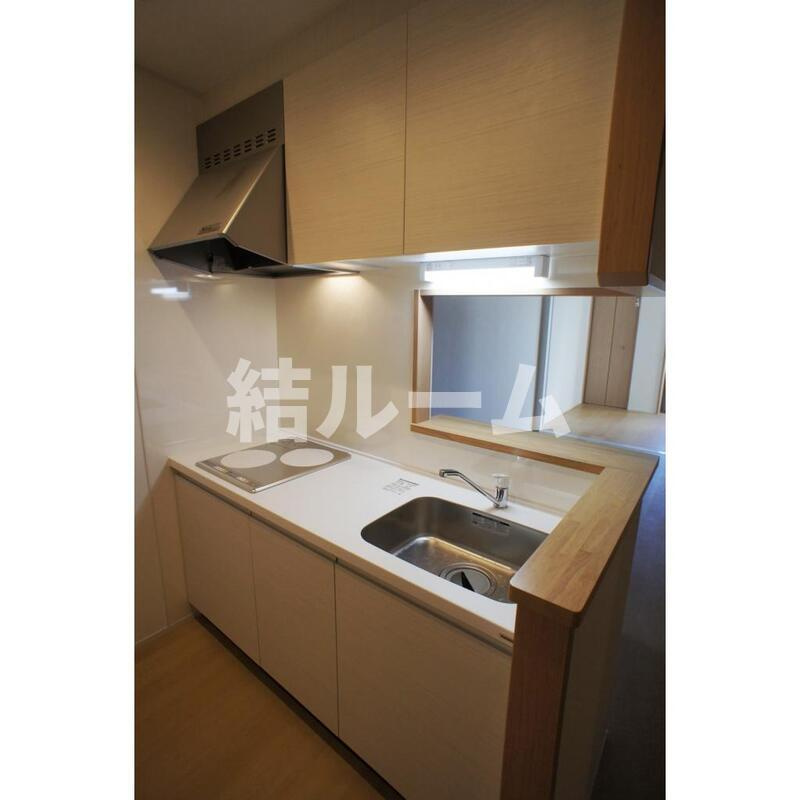 板橋区常盤台４丁目のアパートのキッチン