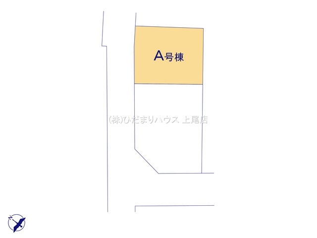 上尾市谷津第2　新築戸建　ハートフルAの区画図