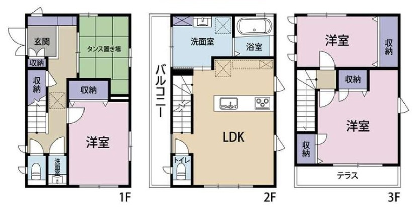 姫路市亀山1丁目　山陽電鉄「亀山駅」徒歩12分の間取り
