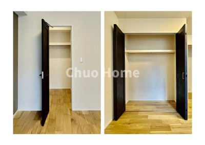 【収納】 | アーバンドックパークシティ豊洲タワーB | 居室にはクローゼットを完備し、自由度の高い家具の配置が叶うシンプルな空間です。お子様の成長と必要になる子供部屋を与えるにはぴったりの間取りですね。