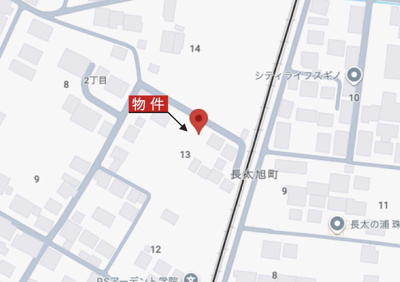 【地図】 | 鈴鹿市長太旭町2丁目《1号棟》 | 詳細Map