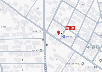 【地図】 | 鈴鹿市庄野東1丁目《4号棟》 | 詳細Map