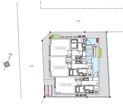【区画図】 | CRASTINE志茂