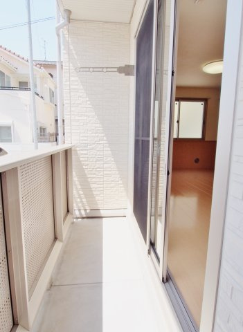 ブルートップCのバルコニー