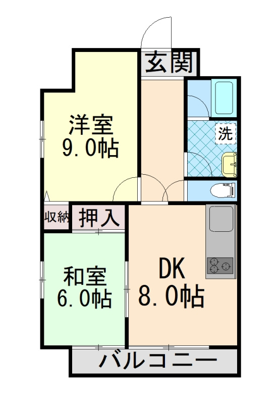 カーサ御影山手　の間取り