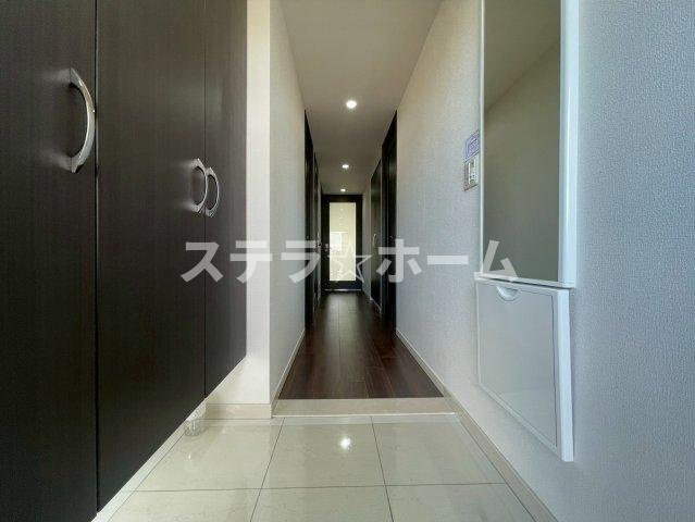 千里中央エアヒルズの玄関|明るい玄関です