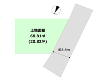尼崎市田能4丁目売り土地の画像