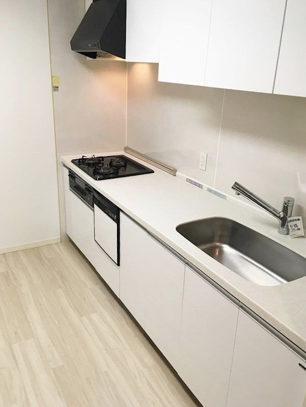 グラマシー恵比寿のキッチン|■グリル付ガスコンロシステムキッチン■都市ガス♪