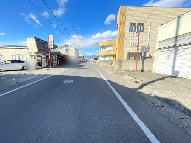 新築戸建・新築建売　桐生市境野町第7　境野小学校・境野中学校の前面道路含む現地写真