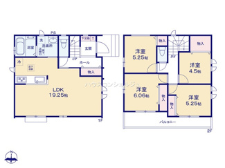 【間取り】 | 名古屋市西区花原町118【仲介手数料無料】新築一戸建て