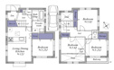 【間取り】 | 建物面積85.05㎡の4LDK。
