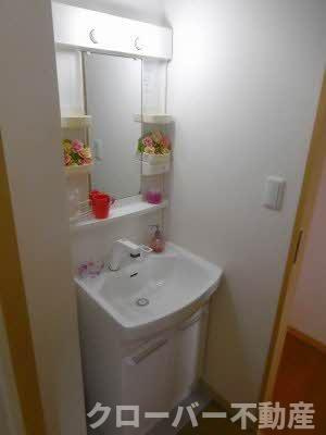 サニーベイル 2番館の独立洗面台