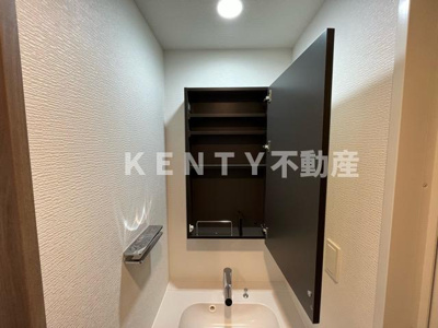 【洗面所】 | クレイシアＩＤＺ蒲田 | 広い洗面スペース