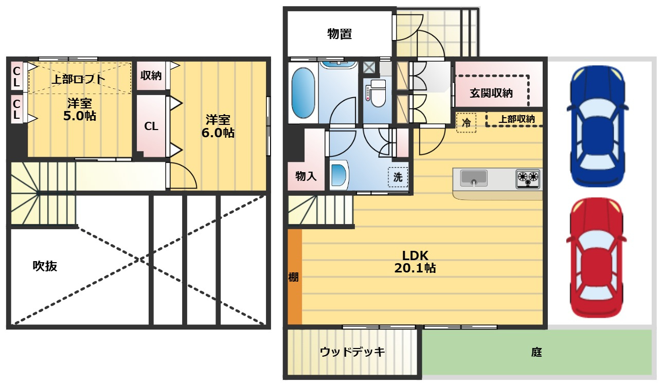 花水木の間取り